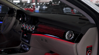 Pencahayaan Ambient Interior Mobil W218 untuk Mercedes Benz CLS W218 2012-2017 Panel Starlight Trim Empat Pintu Tweeter 4D Berputar