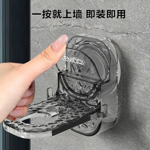 Support de gel douche à ventouse, sans perçage, porte-savon mural en acier inoxydable pour salle de bain - Product Image 2