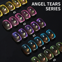 Nouvel arrivage Tendance Cat Eye Gel Polish 5 couleurs Sharp Flash Petite ampoule personnalisée Marque OEM pour l'art