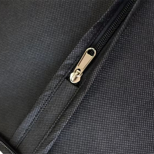 Venta al por mayor de lujo <span class=keywords><strong>traje</strong></span> de la cubierta bolsa de ropa de ventana transparente impermeable personalizado impreso con logotipo transpirable reutilizable plegable de viaje - Product Image 5