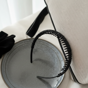 Tending stile coreano di moda fasce per capelli in cristallo tessuto di raso accessori per la decorazione dei capelli delle ragazze vendita calda all'ingrosso - Product Image 3