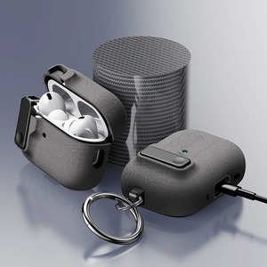 Funda Protectora Antigolpes con Bloqueo Automático para AirPods <span class=keywords><strong>Pro</strong></span> <span class=keywords><strong>3</strong></span>/<span class=keywords><strong>Pro</strong></span> 2/4, con Llavero para Auriculares Apple - Product Image 2