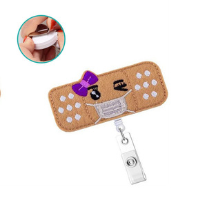Cordon de retrait rétractable anti-perte pour masque facial, badge d'infirmière d'hôpital, carte d'identité, avec boucle anti-perte, motif emoji, pour le marché international - Product Image 4
