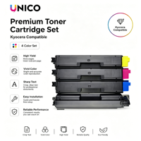 Cartouche de toner compatible UNICO TK590 TK591 TK592 TK593 TK594 pour copieur laser couleur FS C5250 C6026 C6526