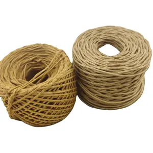 1mm Kraft Paper Rope Raffia Rope Hand-woven Rope Tag Rope