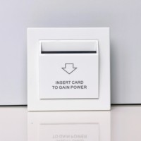 Interruptor Inteligente para Hotel con Tarjeta RFID, Interruptor de Encendido Activado por Tarjeta con Retroiluminación LED