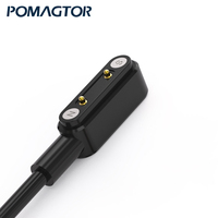 Cable de carga de conector USB Pogo Pin de alta calidad personalizado, Cable de carga magnético de 2 pines con imán
