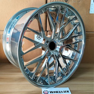 Ruedas <span class=keywords><strong>de</strong></span> dos colores <span class=keywords><strong>de</strong></span> 2 piezas, diseño <span class=keywords><strong>de</strong></span> moda, ruedas <span class=keywords><strong>de</strong></span> coche forjadas para BMW M3 Nissan GTR Chevrolet Corvette C6 C8 Z06 - Product Image 2