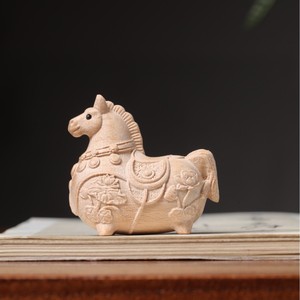 Caballo Tallado <span class=keywords><strong>de</strong></span> la Suerte, Estilo Nacional, Adorno para Mesa <span class=keywords><strong>de</strong></span> Té y Colgante para Árbol <span class=keywords><strong>de</strong></span> Navidad - Product Image 4