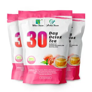 slimming Peach flavor tea OEM new weight loss product fat burning Senna leaf keep fit Chinese herbal slim detox tea