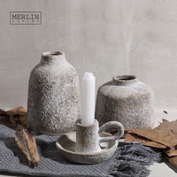 Vase nordique Merlin Living, décoration, porte-bougie, décoration d'intérieur, vase en céramique, mini vase à fleurs pour décoration en céramique
