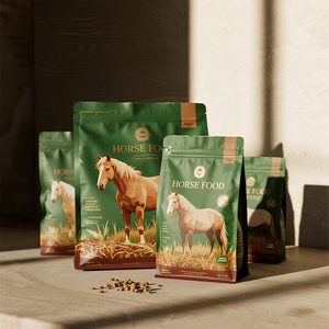 Bolsas <span class=keywords><strong>de</strong></span> Plástico Impresas Personalizadas con Cierre para Premios para Caballos, Golosinas para Perros, Alimentos para Animales, Bolsas Laminadas <span class=keywords><strong>de</strong></span> 25 kg y 50 kg para Cabras, Bolsas para Alimento <span class=keywords><strong>de</strong></span> Caballos - Product Image 6