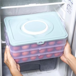 Büyük taşınabilir buzdolabı gıda yumurtaları saklama kutusu 24 yumurta tepsisi mutfak toz geçirmez kapaklı saklama kutusu - Product Image 2