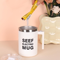 Tasse à café intelligente portable 400 ml avec logo personnalisé Emerit 2026, auto-mélangeuse, avec boîte de couleur neutre pour la vente en gros