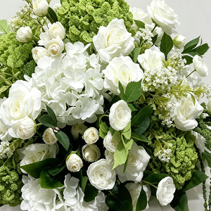 Fresh Promise Brand Silk Handmade Realistic Garden Style Rose Hydrangea <b>Artificial</b> <b>Flower</b> Banquet Ornament - Product Image 3
