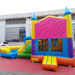 Castillo inflable comercial con tobogán, para fiestas infantiles, tipo Candy Land. - Product Image 4