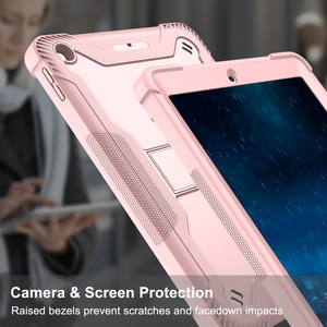 Étui de protection <span class=keywords><strong>robuste</strong></span> avec design réglable à 360 degrés pour <span class=keywords><strong>iPad</strong></span> 9.7 2017 2018 <span class=keywords><strong>Air</strong></span> 1 <span class=keywords><strong>Air</strong></span> <span class=keywords><strong>2</strong></span> pour <span class=keywords><strong>iPad</strong></span> 5 6 pour femme - Product Image 2