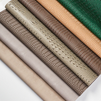 Cuir artificiel PVC de haute qualité, gaufré, texture crocodile, lézard, imperméable, résistant à l'abrasion, pour les intérieurs de voitures, la maison