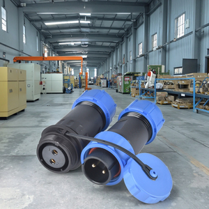 Водонепроницаемые авиационные разъемы SP21 IP68 из меди и нейлона, 2/3/4/5/7/9/12-контактные, гнездовые и штекерные, для наружного промышленного применения, силовой штекер - Product Image 1