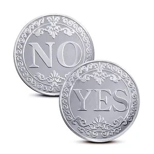 تصميم جديد مخصص شعار قطع النقود المعدنية 3D مزدوجة الجانب محفورة مطلية بالفضة تحدي العملة المعدنية