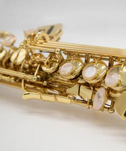 Vente directe d'usine, saxophone soprano en laiton de haute qualité, finition laquée or, résistant à la rouille, vente chaude, OEM - Product Image 3