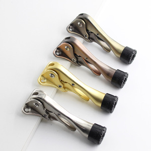 Butée de porte en alliage de <span class=keywords><strong>zinc</strong></span> de conception moderne Butée de porte à pédale de haute qualité Nouveau design Butée de porte réglable pour hôtels - Product Image 2