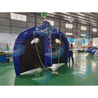 Usine vente en gros de poisson volant remorquable, Tube Manta volant pour jeux d'eau