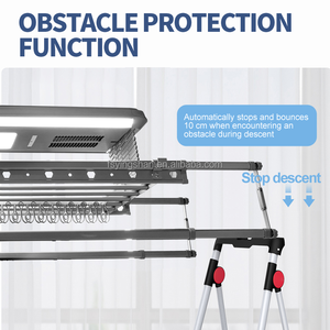 Smart elettronica per interni in alluminio stendibiancheria <span class=keywords><strong>da</strong></span> <span class=keywords><strong>soffitto</strong></span> appendiabiti per pantaloni indumenti montati a parete per uso domestico lavanderia - Product Image 2