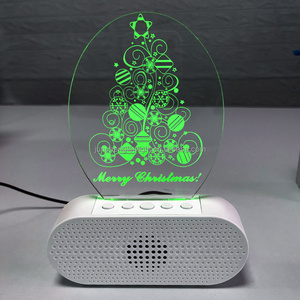 Anime Đèn Bàn Trang Trí Nội Thất Ánh Sáng 3D Unicorn Đèn LED Bảng Cảm Ứng Quà Tặng Giáng Sinh 7 Thay Đổi Màu Sắc - Product Image 4