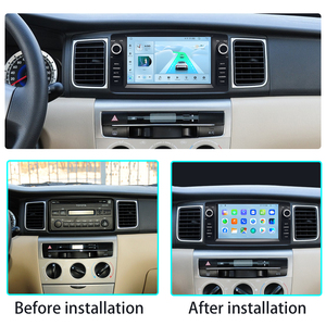 Radio para Auto con Linux para Toyota <span class=keywords><strong>Corolla</strong></span> E120 2003-<span class=keywords><strong>2006</strong></span>, con Carplay, Reproductor Multimedia de 7'', Unidad Principal de Audio para Auto 2DIN, Navegación GPS - Product Image 5