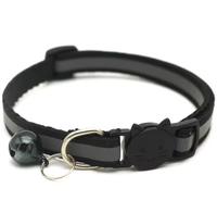 Collier de sécurité pour chat avec boucle de sécurité et bande réfléchissante en nylon durable, accessoires pour animaux de compagnie en couleurs assorties