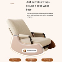Chaise de loisirs simple de Style nordique confortable inclinable à bascule pour patio balcon salon chambre-pour la sieste ou la détente