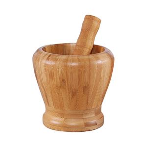 Wholesale Price Bamboo Material Solid Garlic Rammer Household Manual Garlic Stone Mortar Grinding Machine Garlic Rammer - Product Image 1