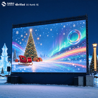 Écran LED de location extérieur P2.6 P2.9 P3.9 léger et durable, à maillons rigides, IP65, pour spectacle de Noël