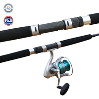 Kastking — canne à pêche FUJI, avec anneau de guidage de 2.2m, en fibre de carbone, pour pêche en mer au bar, spinning et à slow jigging, japon