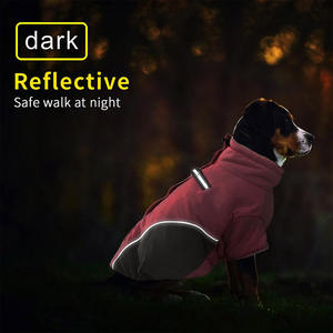 Qiqu fournitures pour animaux de compagnie personnalisé nouveau concepteur <span class=keywords><strong>chien</strong></span> manteau d'hiver <span class=keywords><strong>chien</strong></span> veste hiver chaud polaire doublé animal coupe-vent réfléchissant <span class=keywords><strong>chien</strong></span> <span class=keywords><strong>neige</strong></span> costume - Product Image 5