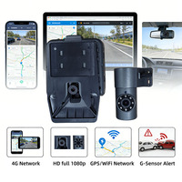 Kamera Dasbor 1CH 4G GPS WiFi ADAS DMS  2CH 3CH Pilihan Kamera Eksternal Perekam Kendaraan Armada Kamera Dasbor