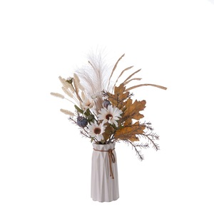 Fleurs artificielles Xiumu Daisy en tissu tissé plastique pour décoration intérieure et bouquet de mariage CF01281 - Product Image 5