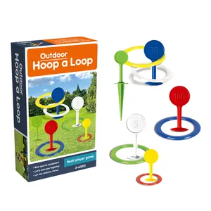 Giocattoli estivi Beach Throwing Hoop Loop Ring Toss Games Indoor & Outdoor Game Play Set Baby Exercise Toy Kids Yard Game toys Set