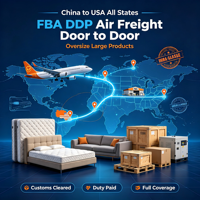Expédition de fret aérien de la Chine vers les États-Unis, Amazon FBA, porte à porte, DDP, dédouanement inclus