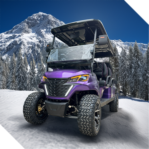 รถกอล์ฟไฟฟ้า4 + 2ที่นั่ง36V รถกอล์ฟออฟโรดแนวสตรีทถูกกฎหมายดีไซน์ทันสมัย - Product Image 2