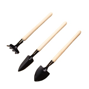Ensembles d'outils de jardinage de qualité industrielle avec manche en métal et en bois, OEM disponible - Product Image 2