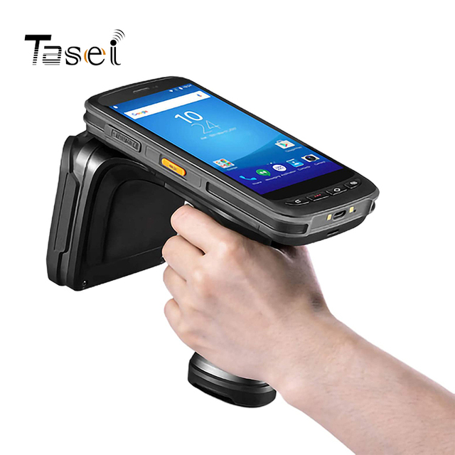 C72 20 Meters Android 13 Impinj E710 Long Range 2D Barcode PDA UHF RFID Handheld Reader for Warehouse Inventory