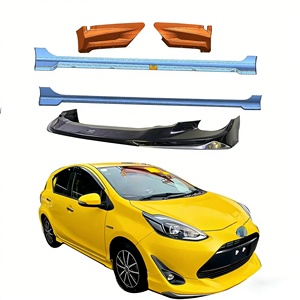 Nouveau kit carrosserie pour Toyota Aqua 2018-2021, lèvre avant, couvercle arrière, jupes latérales en ABS, kit carrosserie pour voiture - Product Image 1