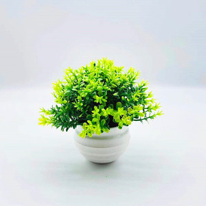 Plante artificielle réaliste en <span class=keywords><strong>eucalyptus</strong></span>, petite plante en <span class=keywords><strong>pot</strong></span>, fausse verdure pour la décoration de la maison, du bureau, de la table, art moderne - Product Image 2