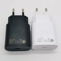 Cargador de Pared USB-C de 25W de la Mejor Calidad Cargador Súper Rápido con Cable PD Tipo C Adaptador de Viaje para Samsung 25 45 Watt Enchufe US UE