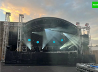 Sistema de Estructura de Arco de Aluminio Curvo para Iluminación de Escenarios de Conciertos y Eventos