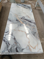 Panel Dinding Lapis UV High Gloss 2-3mm 1220*2440mm Tahan Api dan Tahan Air untuk Proyek Dekorasi Interior Lengkap