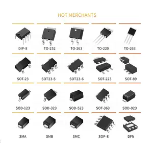 "Komponen elektronik IC asli baru chip sirkuit terpadu 45v-80v N daya saluran MOSFET IRLZ34N