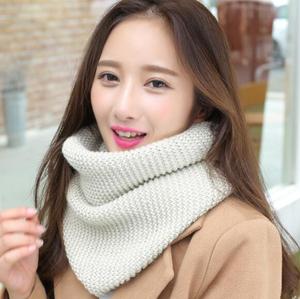 Écharpe en laine tricotée épaisse pour homme et femme, col chaud en tricot - Product Image 5